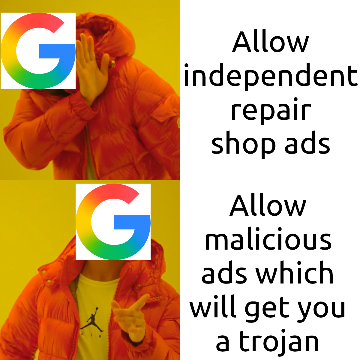 Google Ads doesn't know who is trustworthy