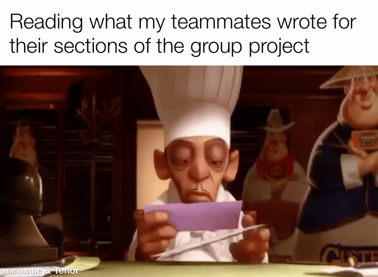 When it doesn’t feel like they were even in the same lectures