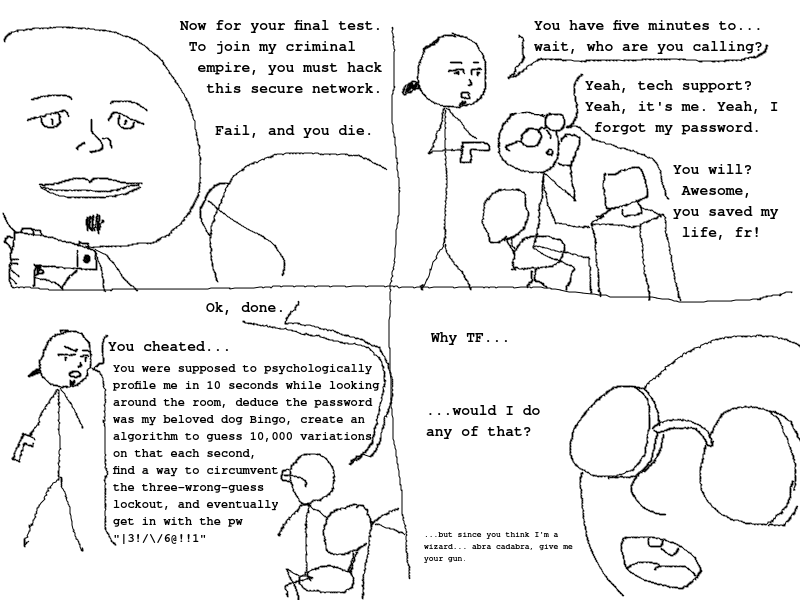 If hacker movies were realistic.