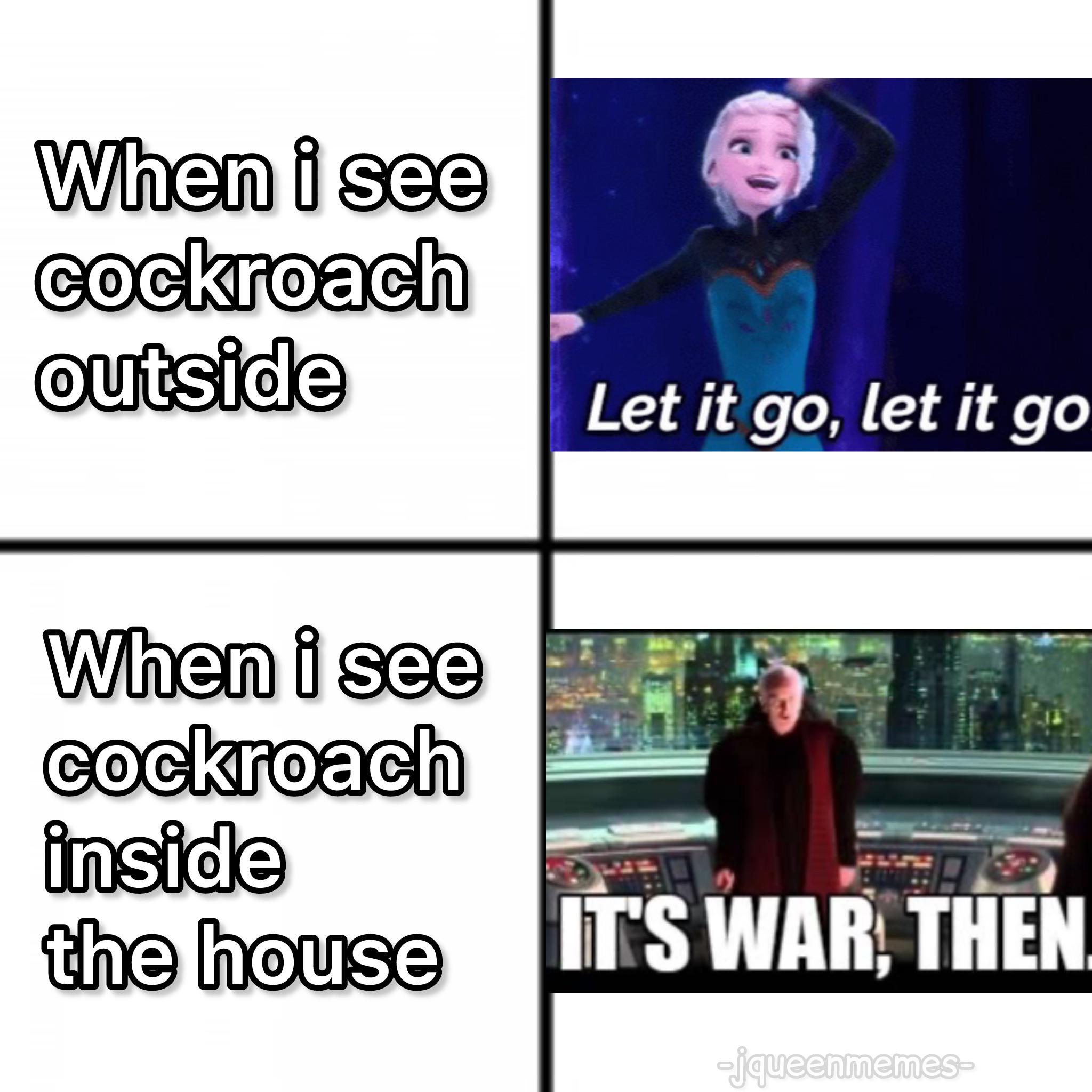 Whenever i see cockroach