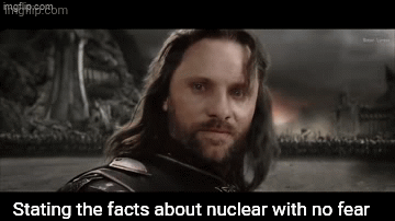 Sharing that nuclear is safe, green and reliable - a very worthy mission
