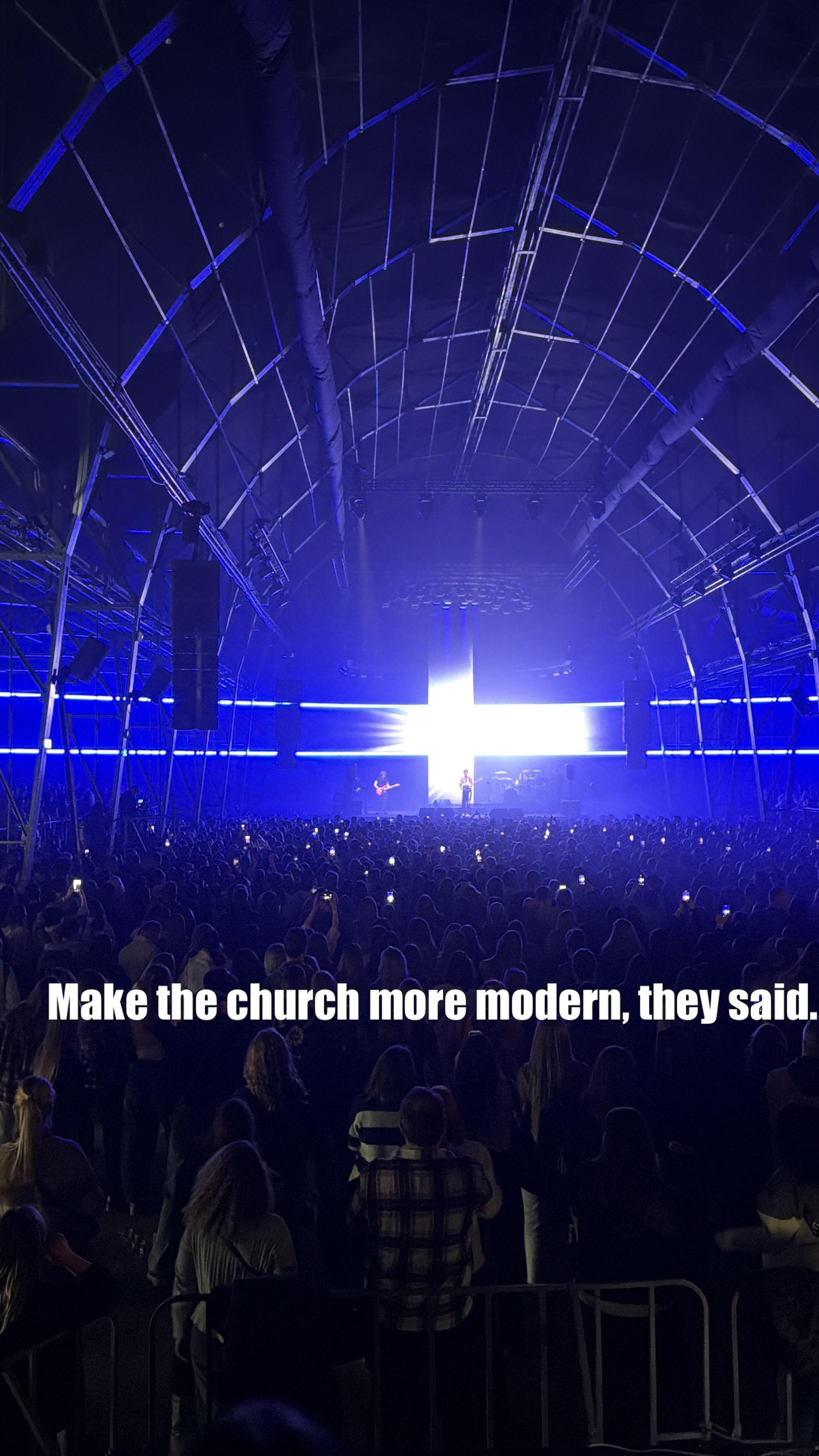 Make the church more modern, they said
