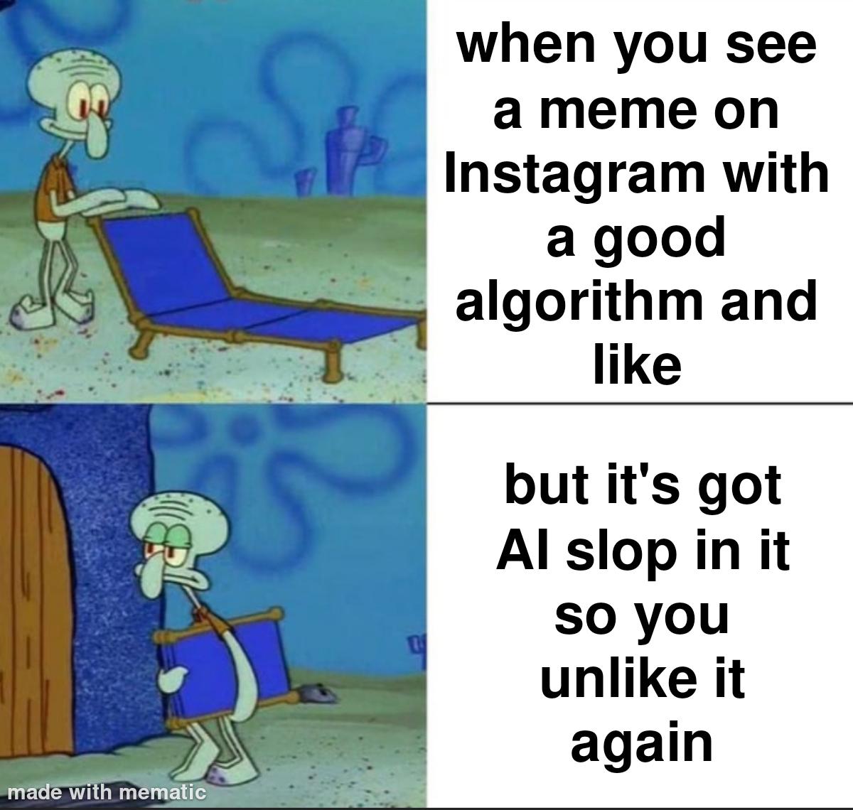 When the AI slop starts to creep into your algorithm.